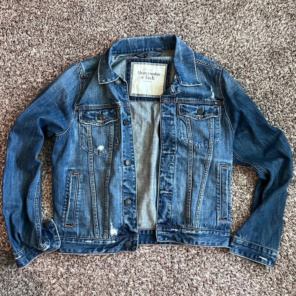 Abercrombie & Fitch Jean Jacket - Large